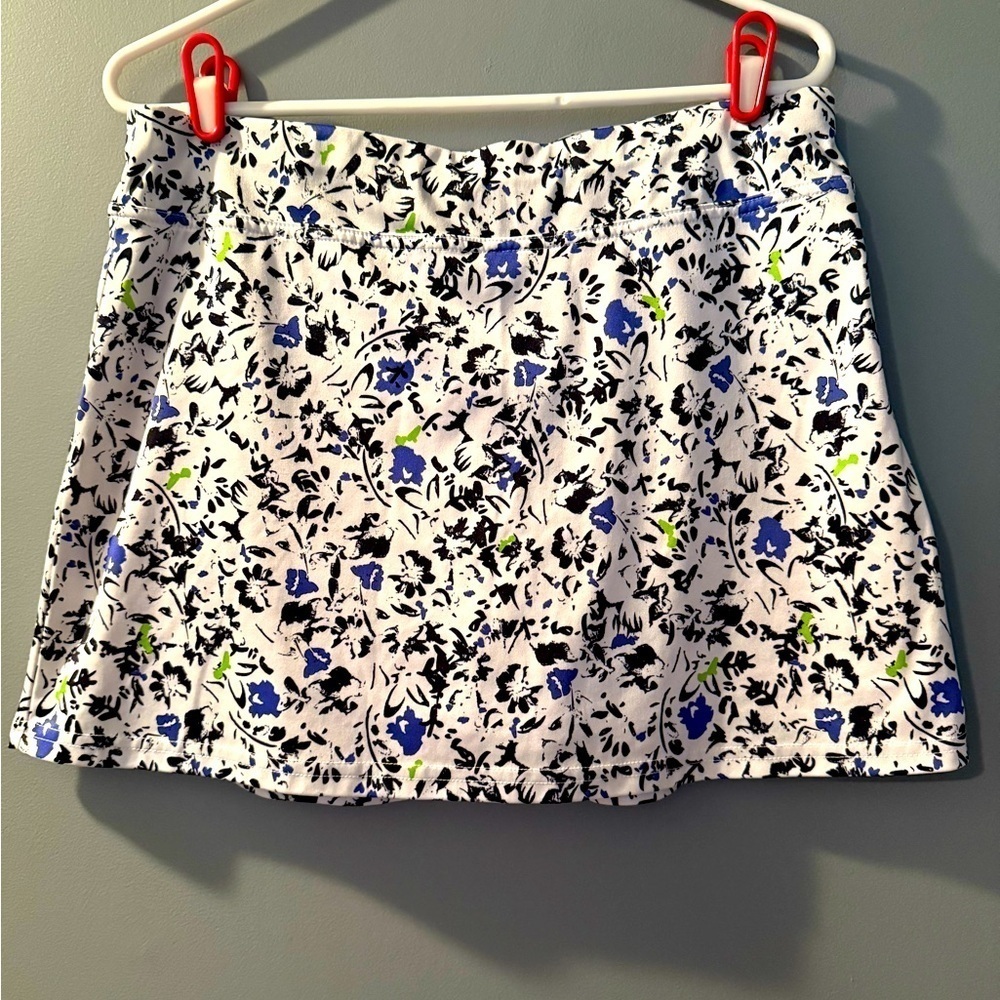 Callaway Athletic Golf Skort Skirt Womens Sz L With Back Pocket & Stretchy